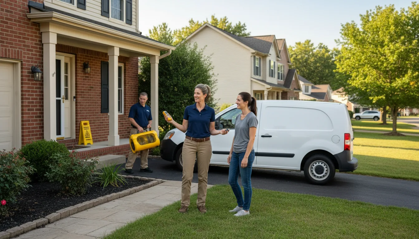 Water restoration image for Mildew Remediation in Saint Charles, MO